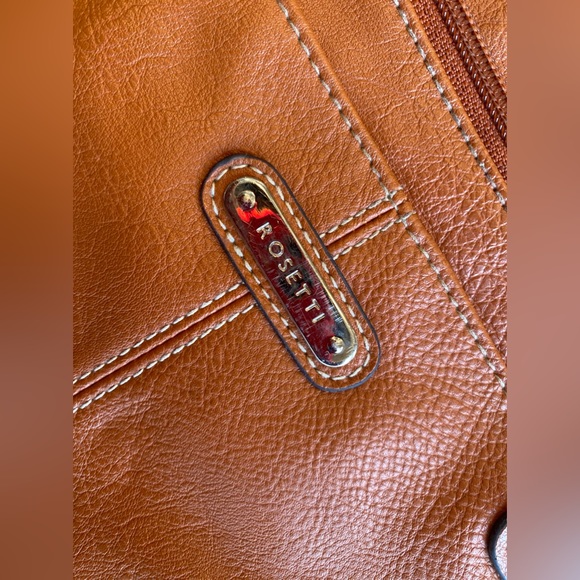 Rossetti Leather Crossbody Bag Tan / Camel Color - Picture 2 of 3